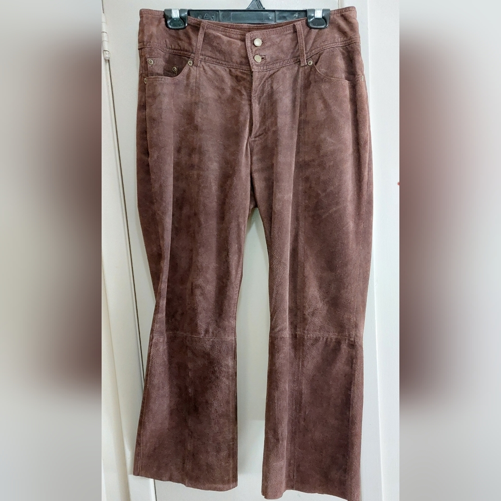 SALE  100% Leather/Suede Brown Pants